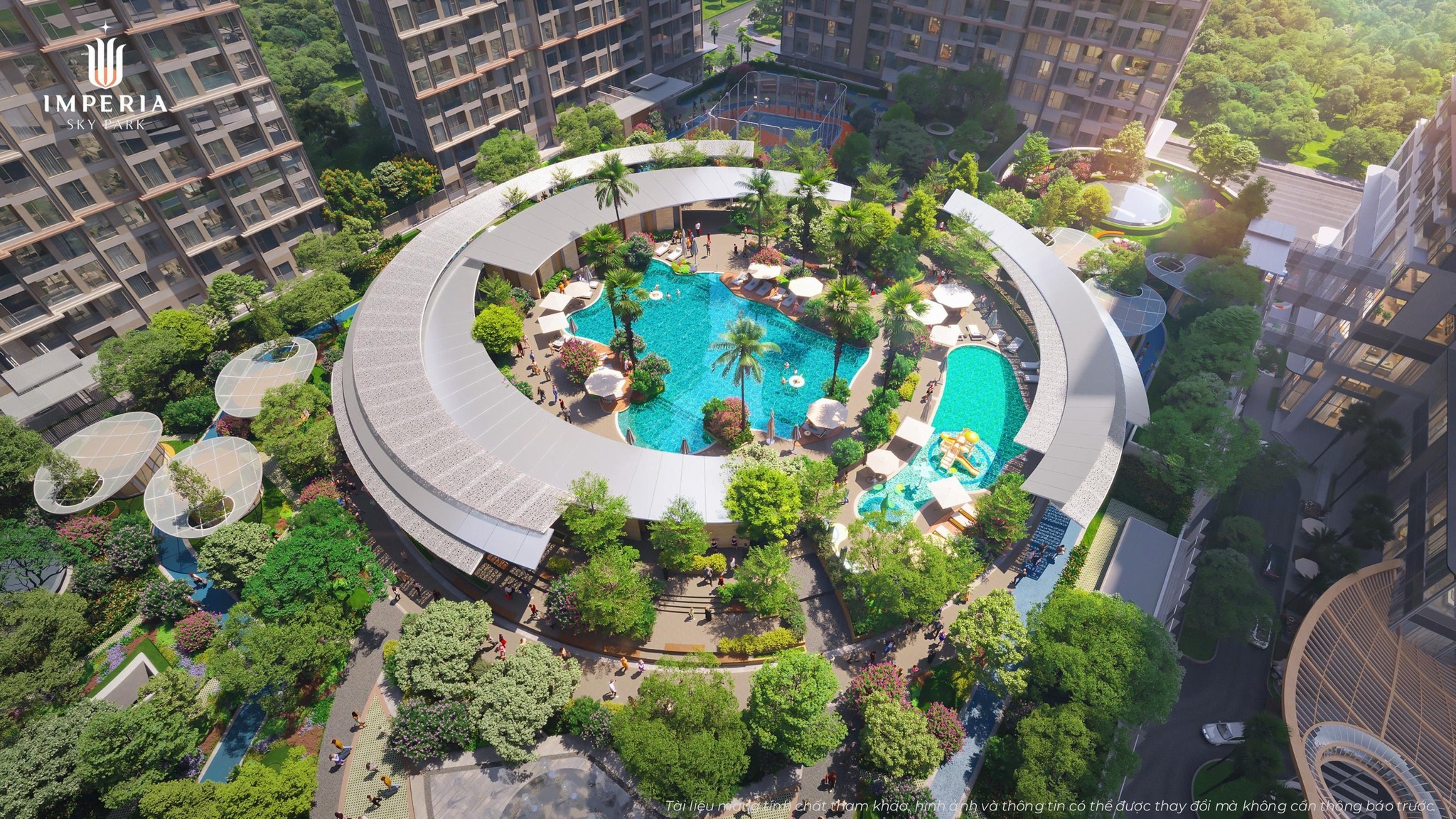 Hồ trung tâm Imperia Sky Park 