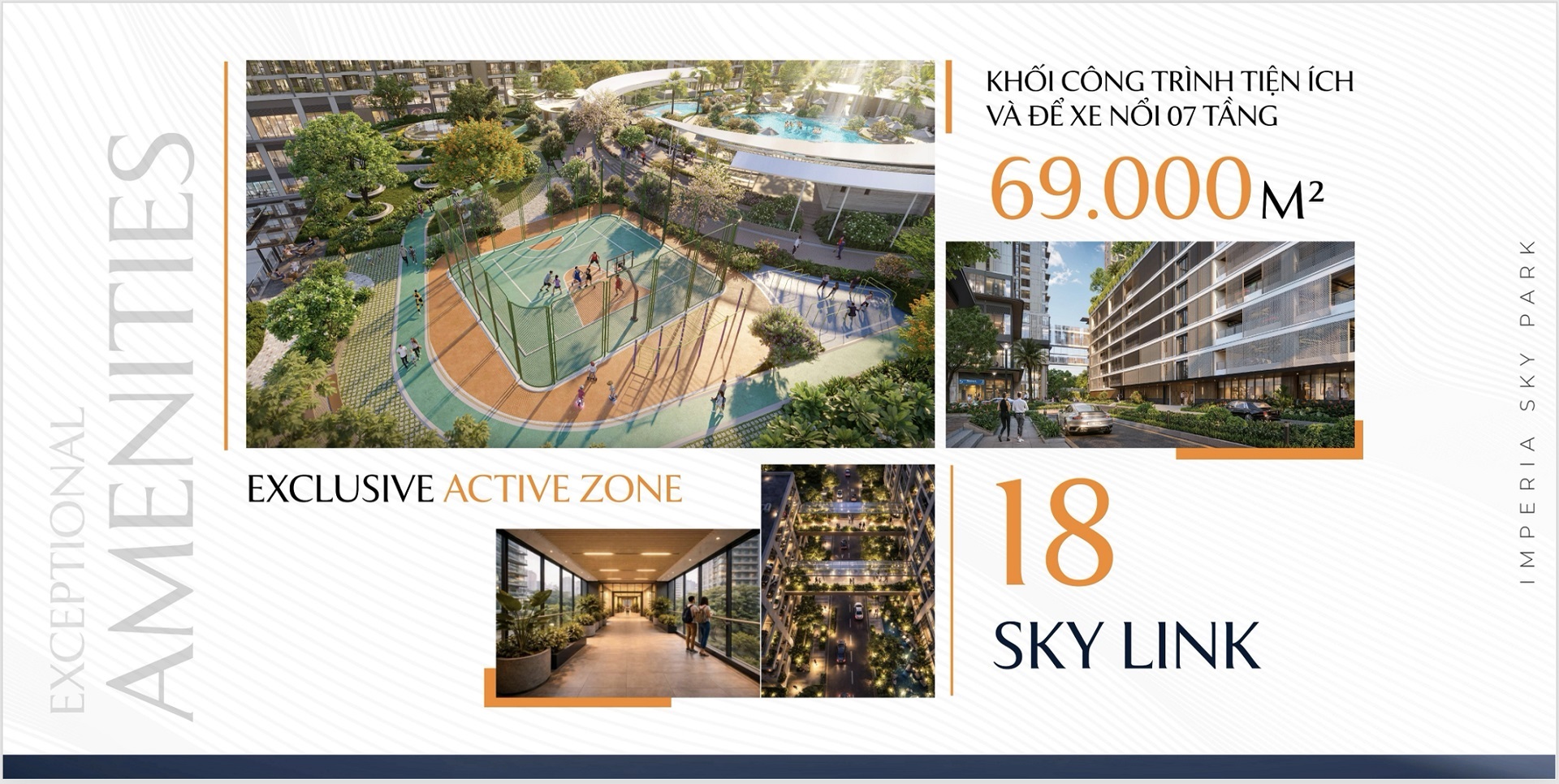 Khối công trình tiện ích Imperia Sky Park