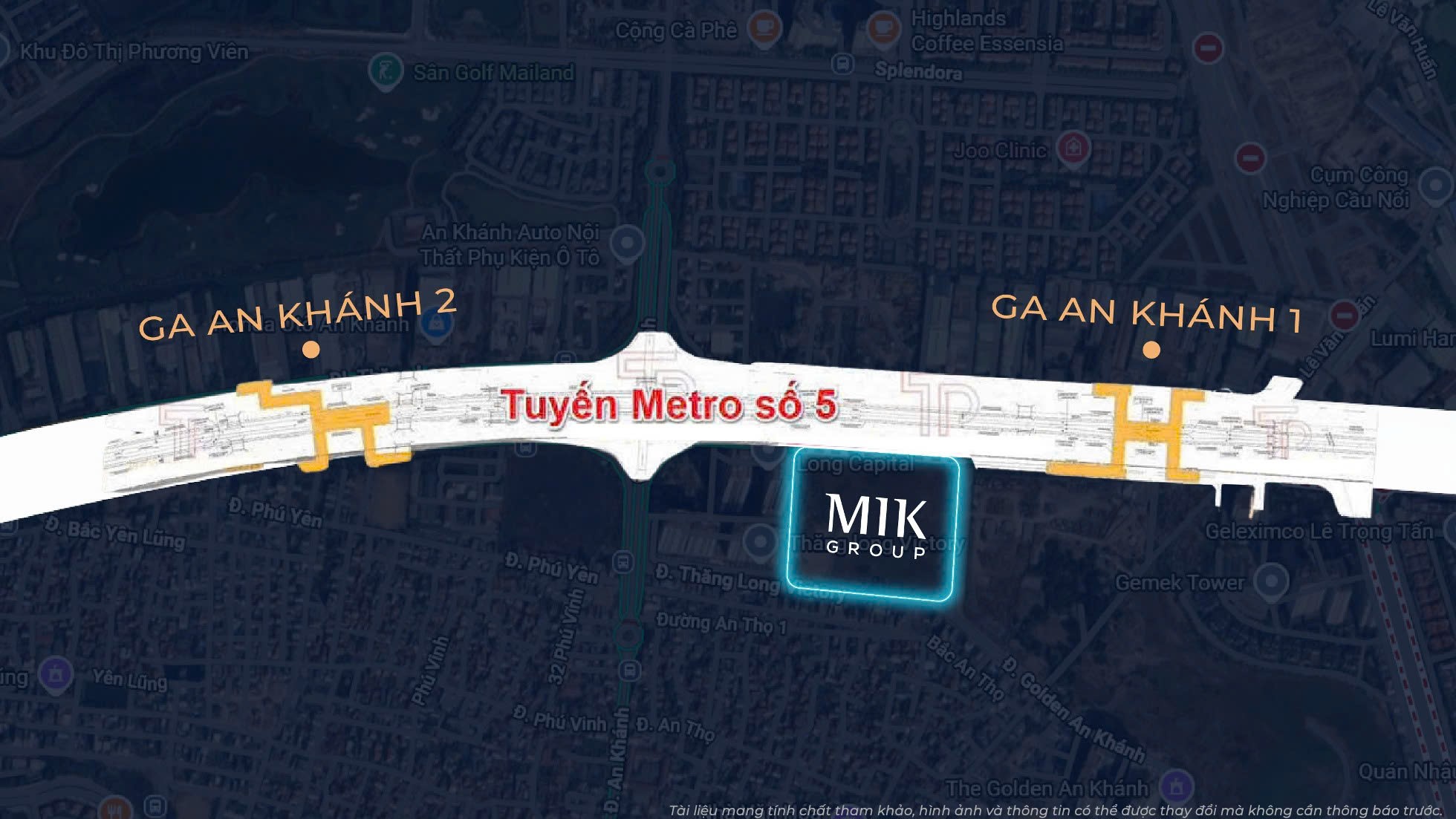 Vị trí dự án Imperia Nam An Khánh