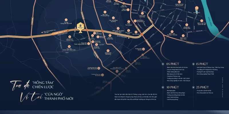 Vị trí Imperia Sky Park an khánh
